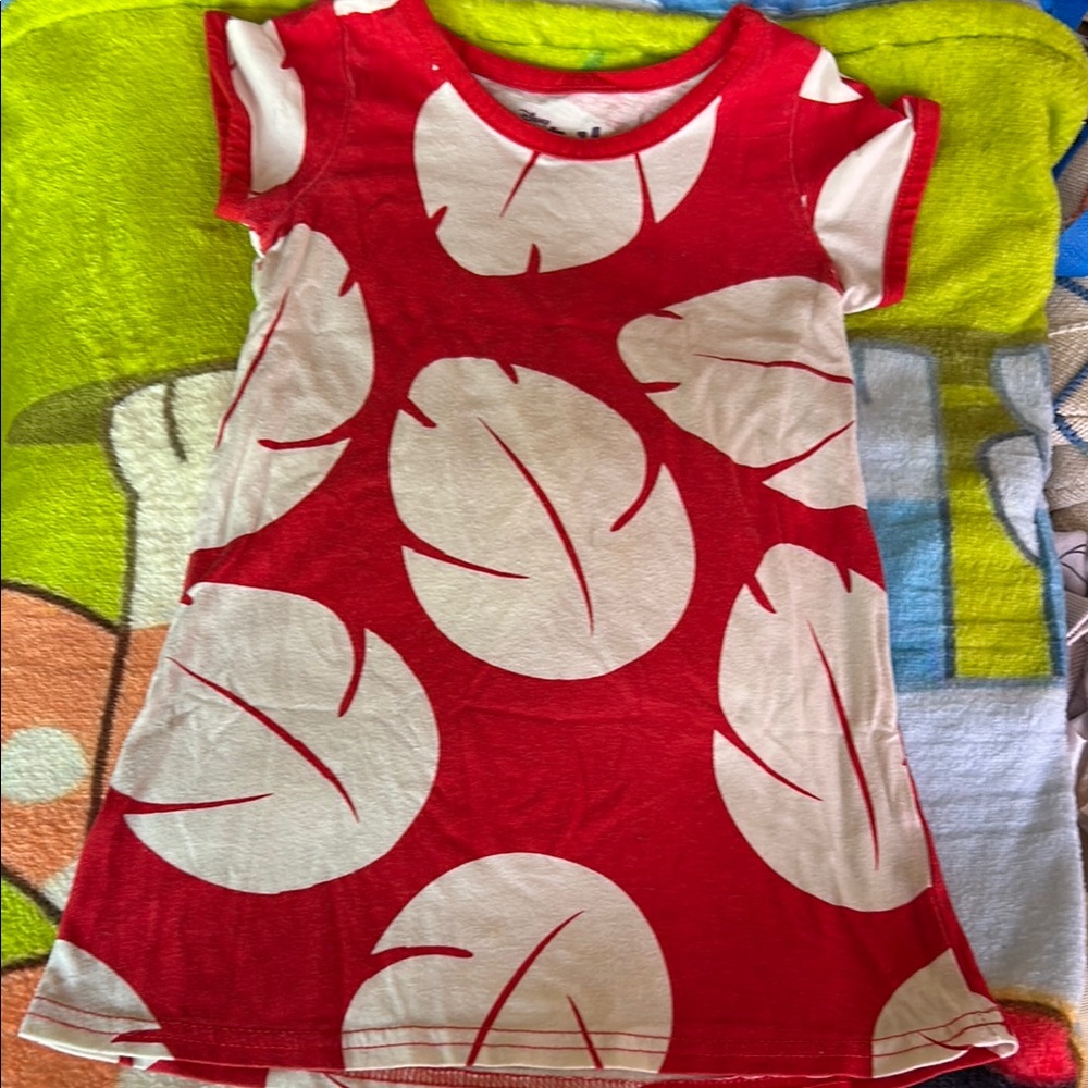 Disney Stitch Red and White Shirt